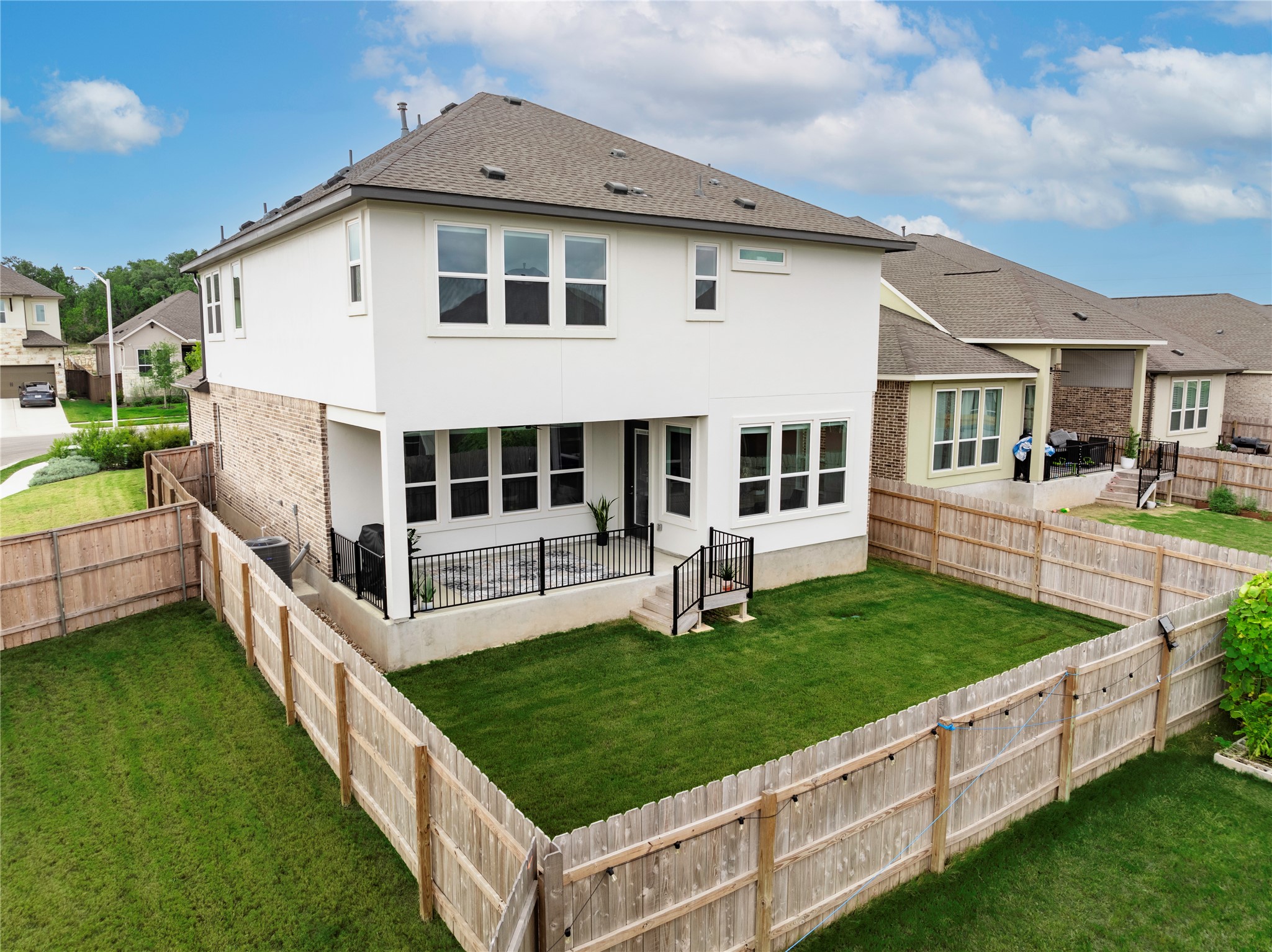 1209 Willie Rnch Way Leander, TX 78641 - Photo 27 of 37 a view of a house with backyard and porch