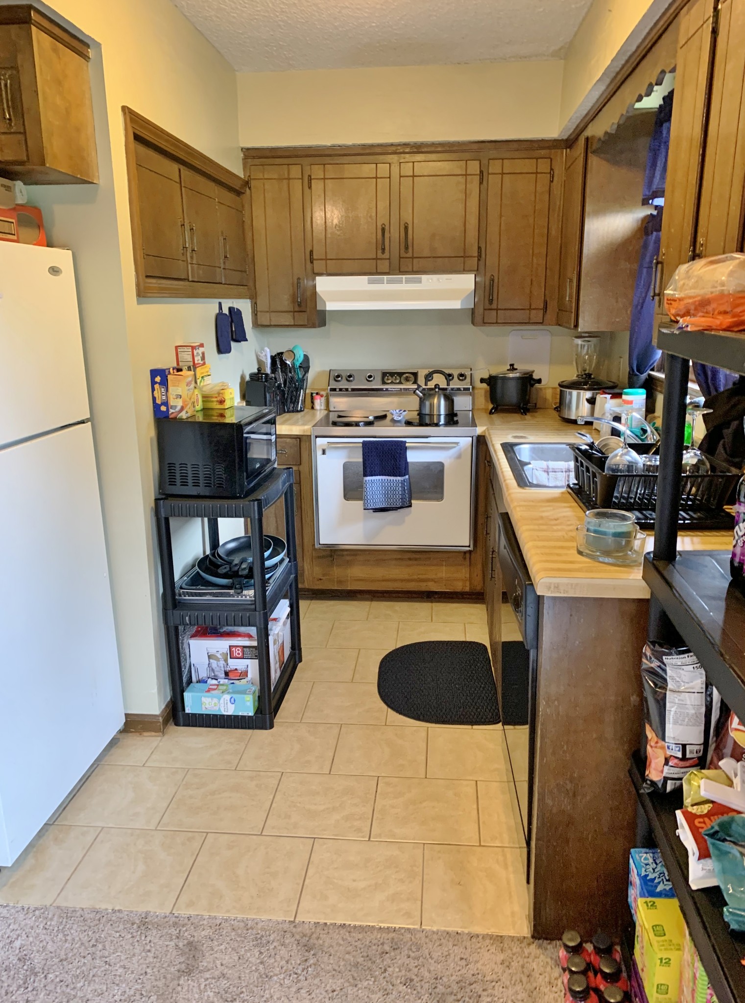 3060 Anderson Road Nashville, TN 37217 - Photo 18 of 43 a kitchen with refrigerator and a sink