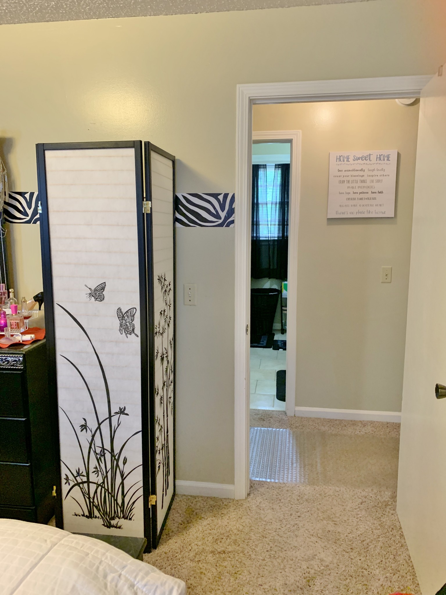 3060 Anderson Road Nashville, TN 37217 - Photo 27 of 43 a bathroom with a shower and a mirror