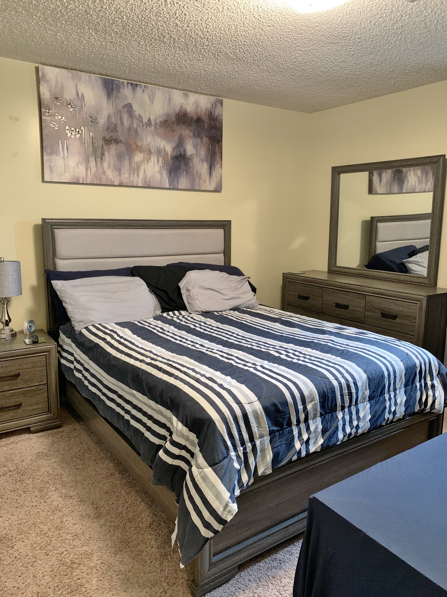 3060 Anderson Road Nashville, TN 37217 - Photo 30 of 43 a bedroom with a bed and lamp