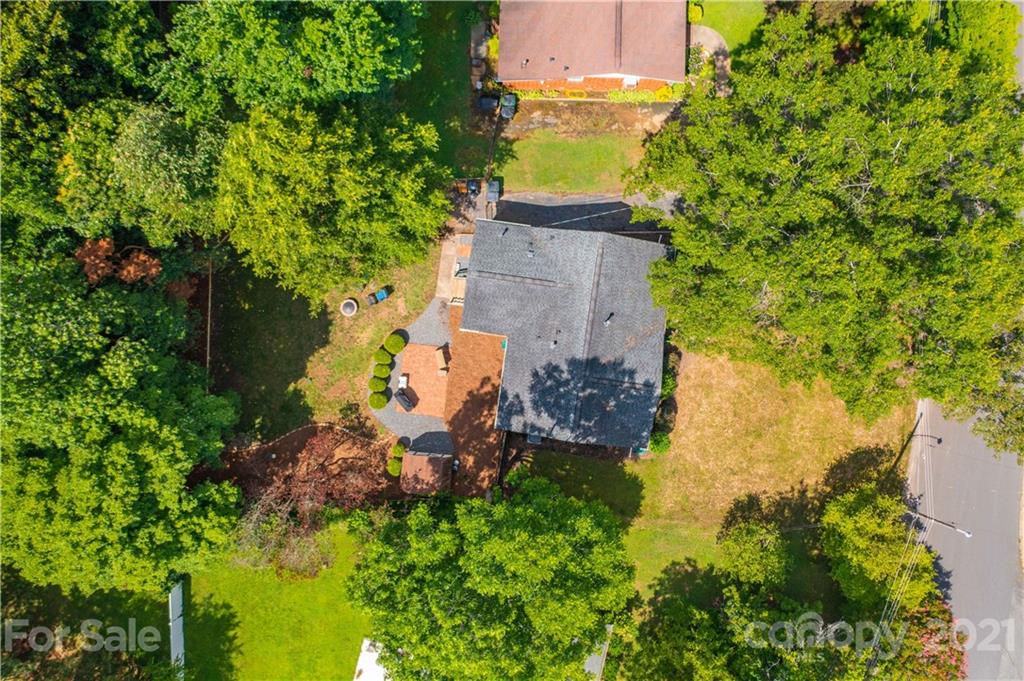 3854 Litchfield Road Charlotte, NC 28211 - Photo 35 of 35 an aerial view of a house with a yard