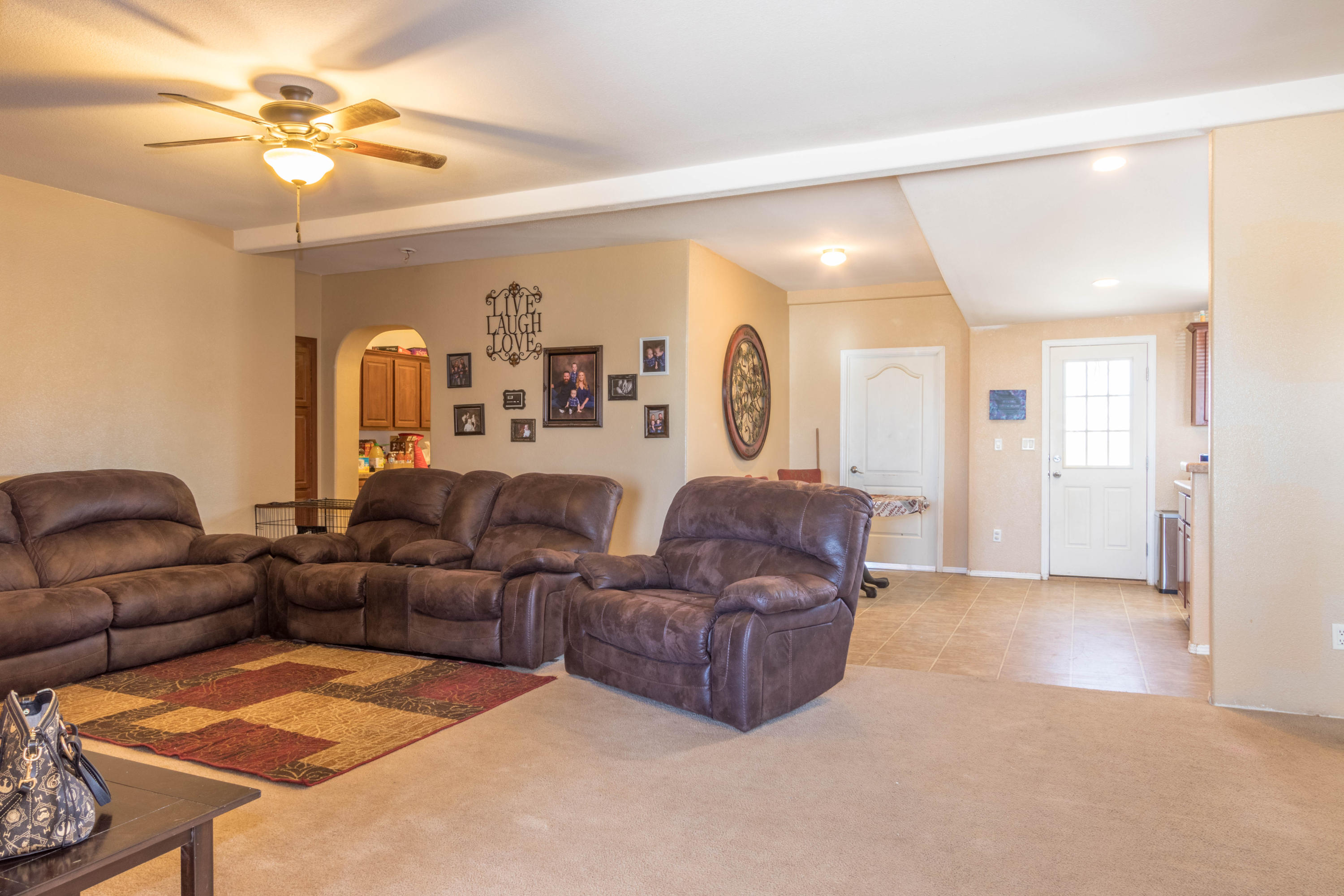 4403 Backus Road Mojave, CA 93501 - Photo 3 of 35 a living room with furniture and kitchen view