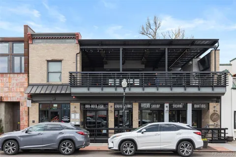 a car parked in front of a building