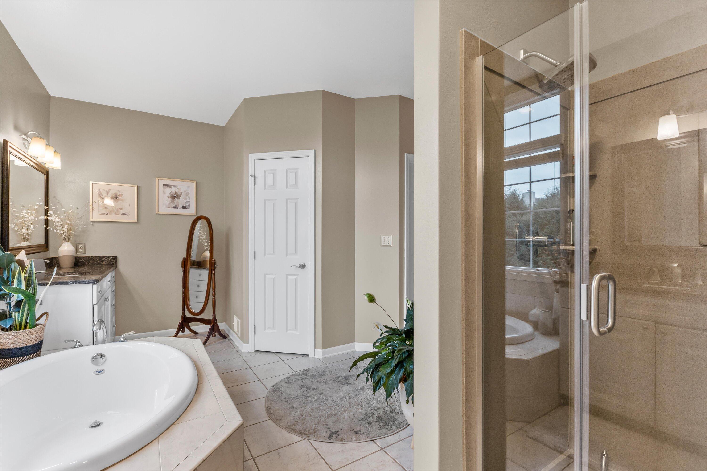 9611 82nd Place Pleasant Prairie, WI 53158 - Photo 21 of 52 Level entrance to shower