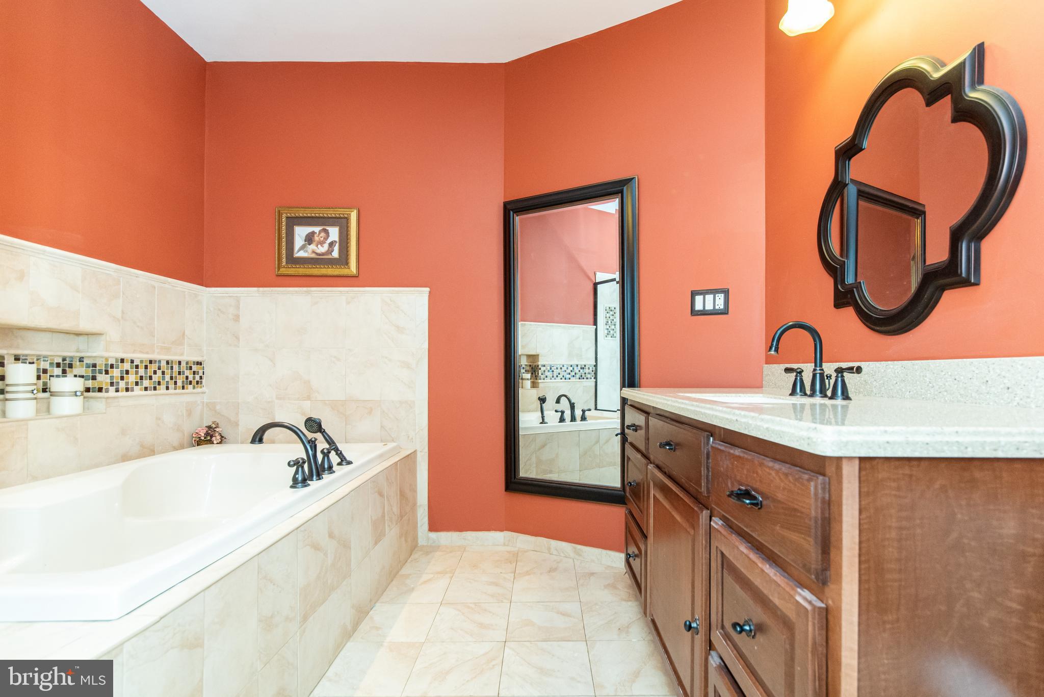 3850 Davis Corner Road Street, MD 21154 - Photo 48 of 57 In-Law Suite Master Bath with Soaking Tub