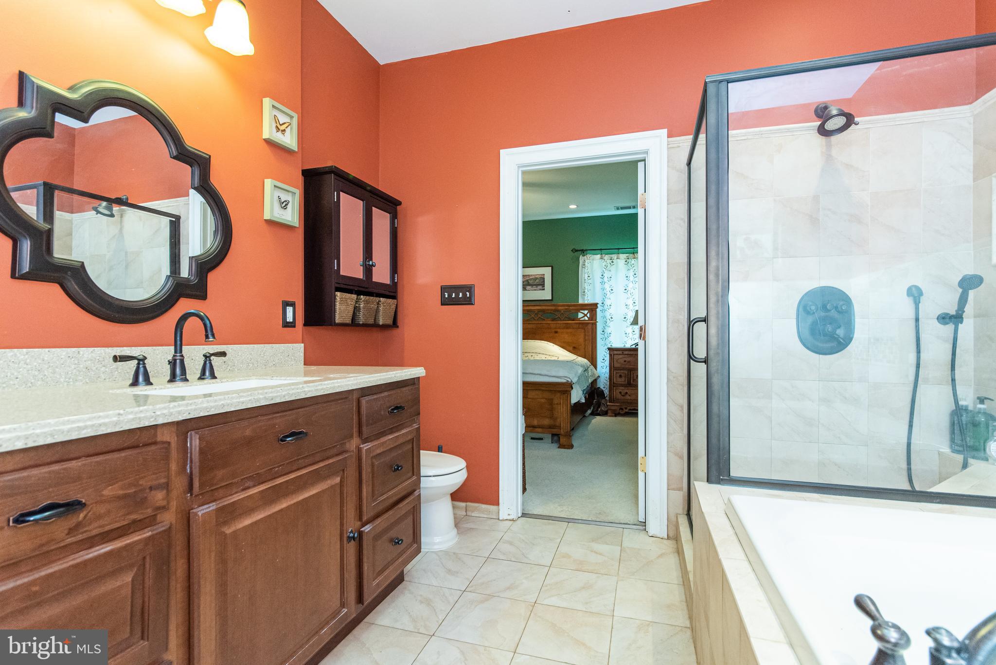 3850 Davis Corner Road Street, MD 21154 - Photo 49 of 57 In-Law Suite Master Bath with Stall Shower