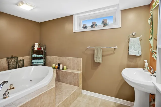 a bathroom with a sink and a bathtub