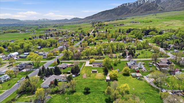 45 West 100 South Mendon, UT 84325 - Photo 55 of 64 Aerial view of residential area with a mountainous background