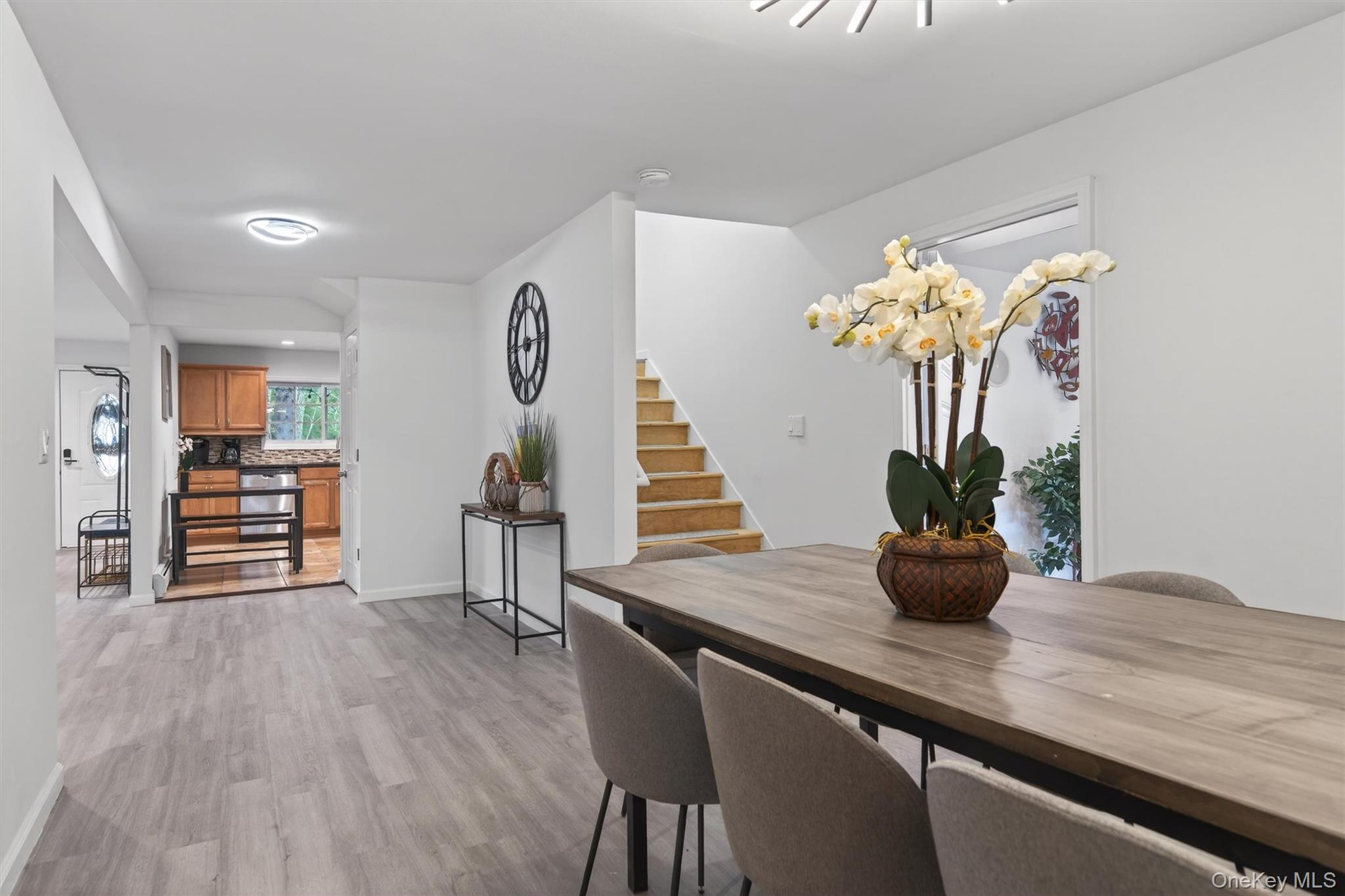 86 Beaver Brook Road Narrowsburg, NY 12764 - Photo 16 of 41 View to kitchen, stair up to bedrooms, living room to right