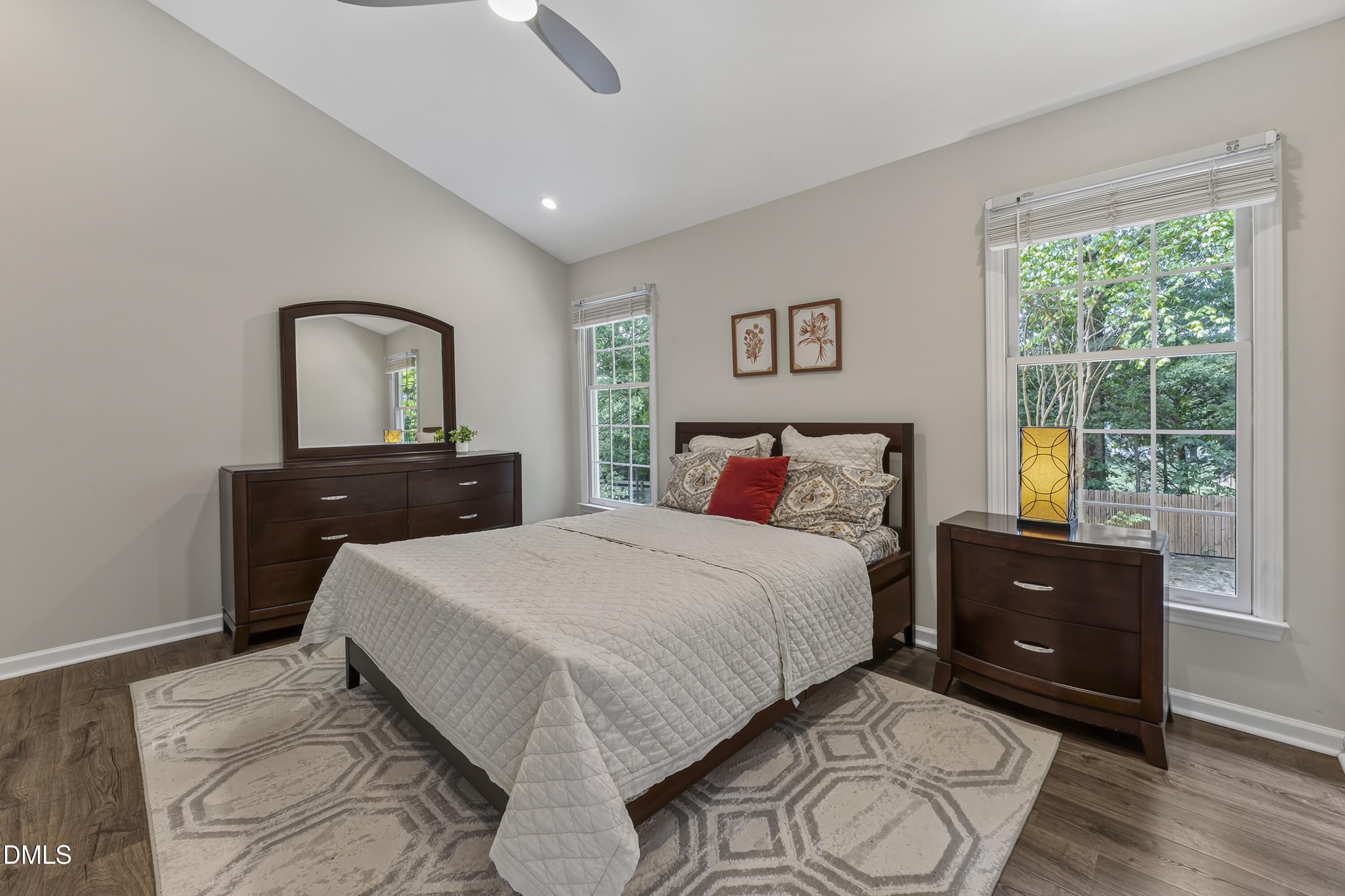 113 Arlington Ridge Cary, NC 27513 - Photo 18 of 33 Primary Bedroom w/ vaulted ceiling