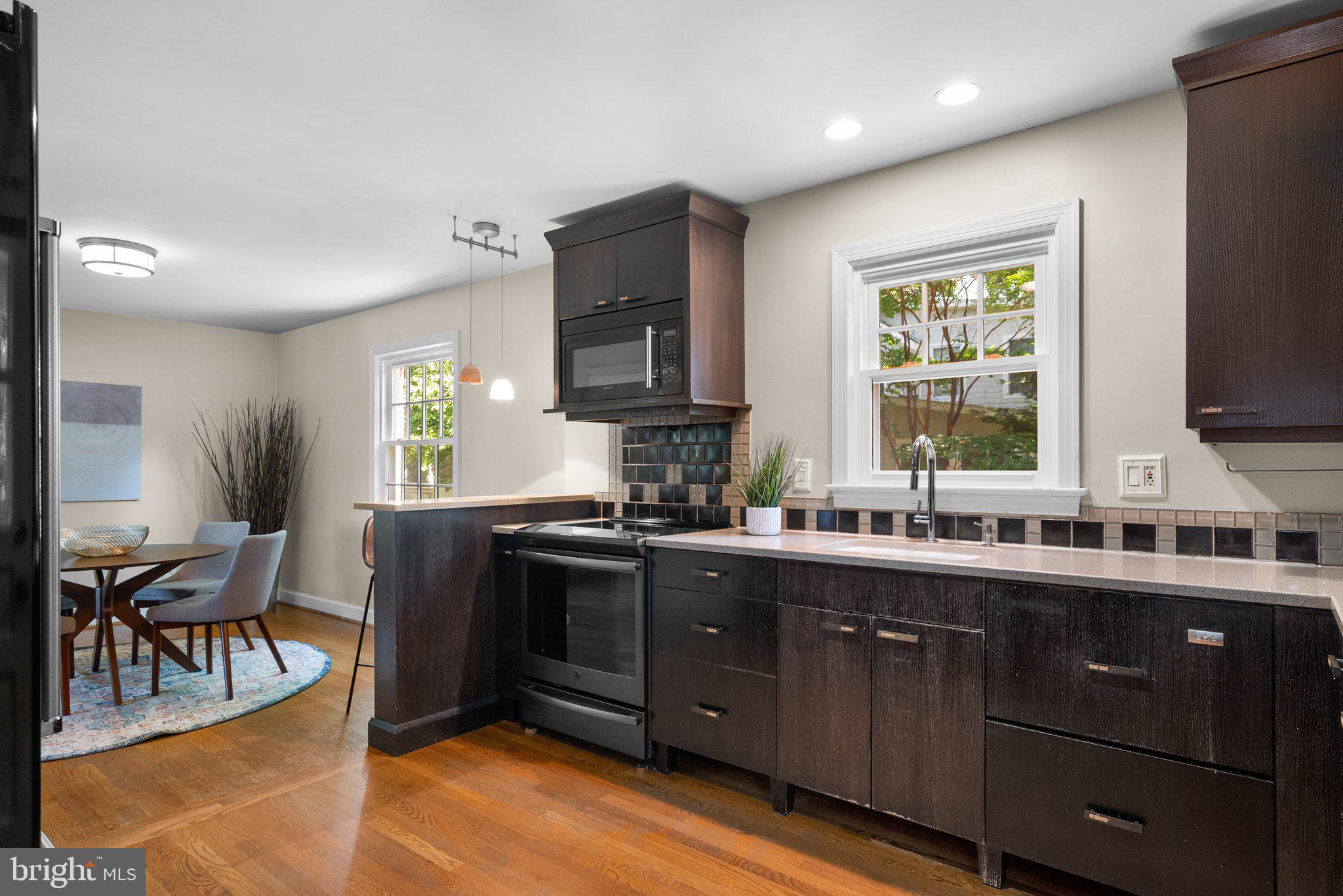 218 St Lawrence Drive Silver Spring, MD 20901 - Photo 12 of 63 Kitchen with custom wood cabinets
