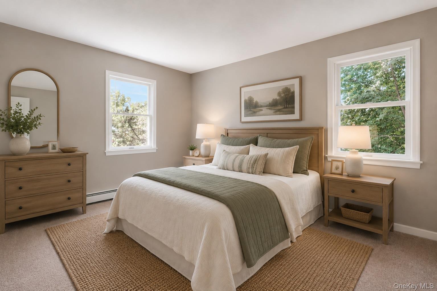 67 Randall Road Wading River, NY 11792 - Photo 30 of 50 Staged Bedroom