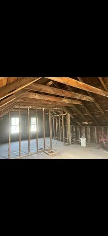 a view of a big yard with an outdoor space