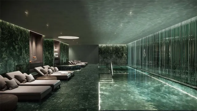 a room with a bed and a window