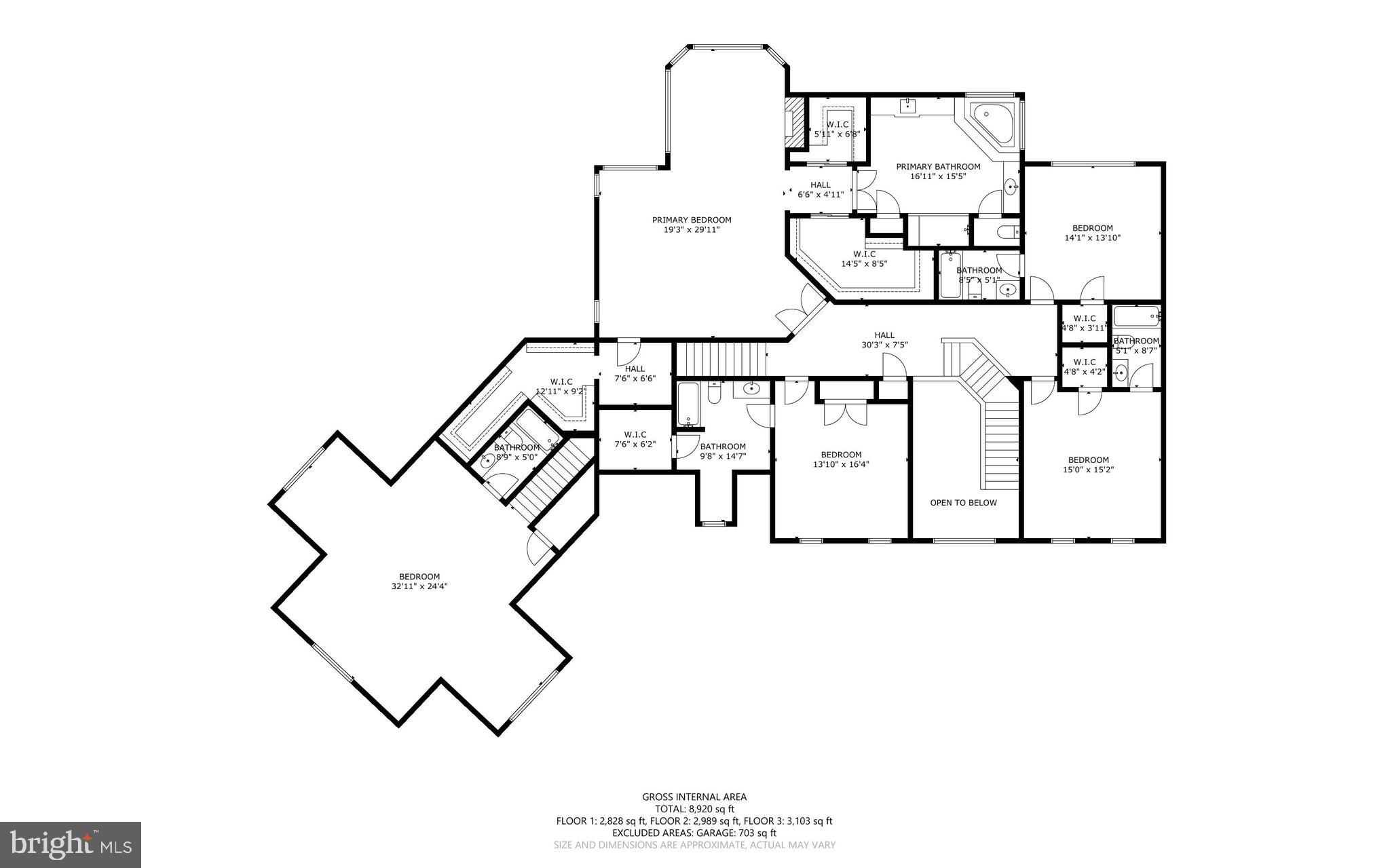 370 Eagle Hill Road Pasadena, MD 21122 - Photo 117 of 118 Upper Level Floor Plan