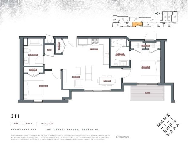 $750,000 | 301 Border Street, Unit 311, Boston, MA 02128