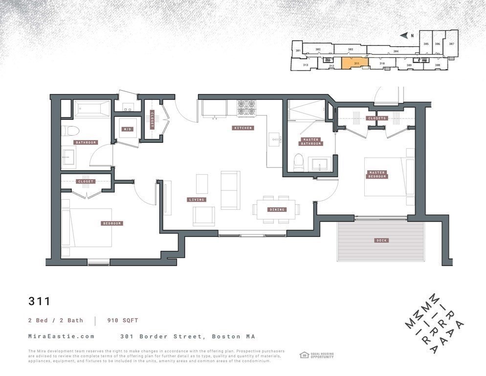 301 Border Street, Unit 311 Boston, MA 02128 - Photo 33 of 33 a picture of a floor plan