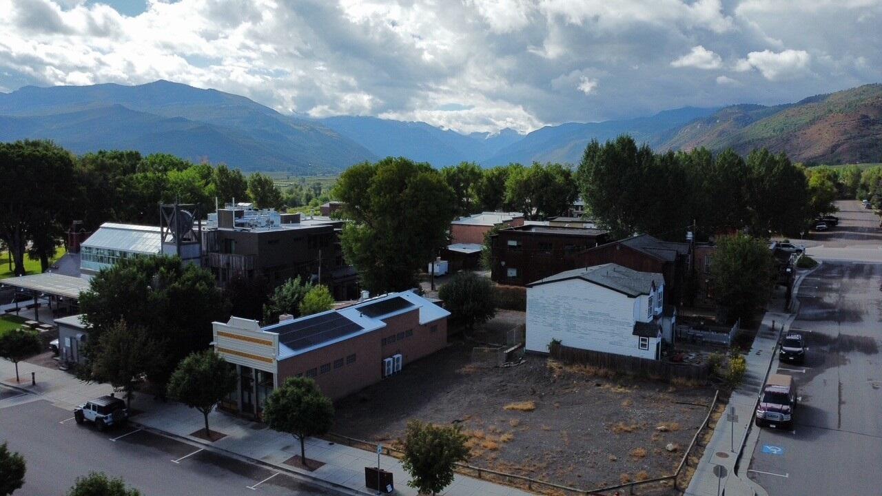 Tbd Clinton Street Ridgway, CO 81432 - Photo 4 of 9 an aerial view of a house with a garden