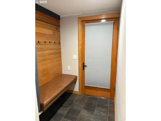 a view of front door of house