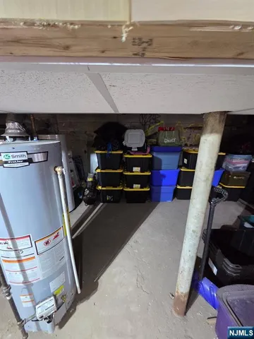 a view of storage and utility room