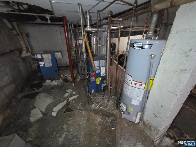 a view of a room with storage and utility