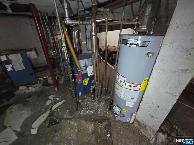 a view of water heater room