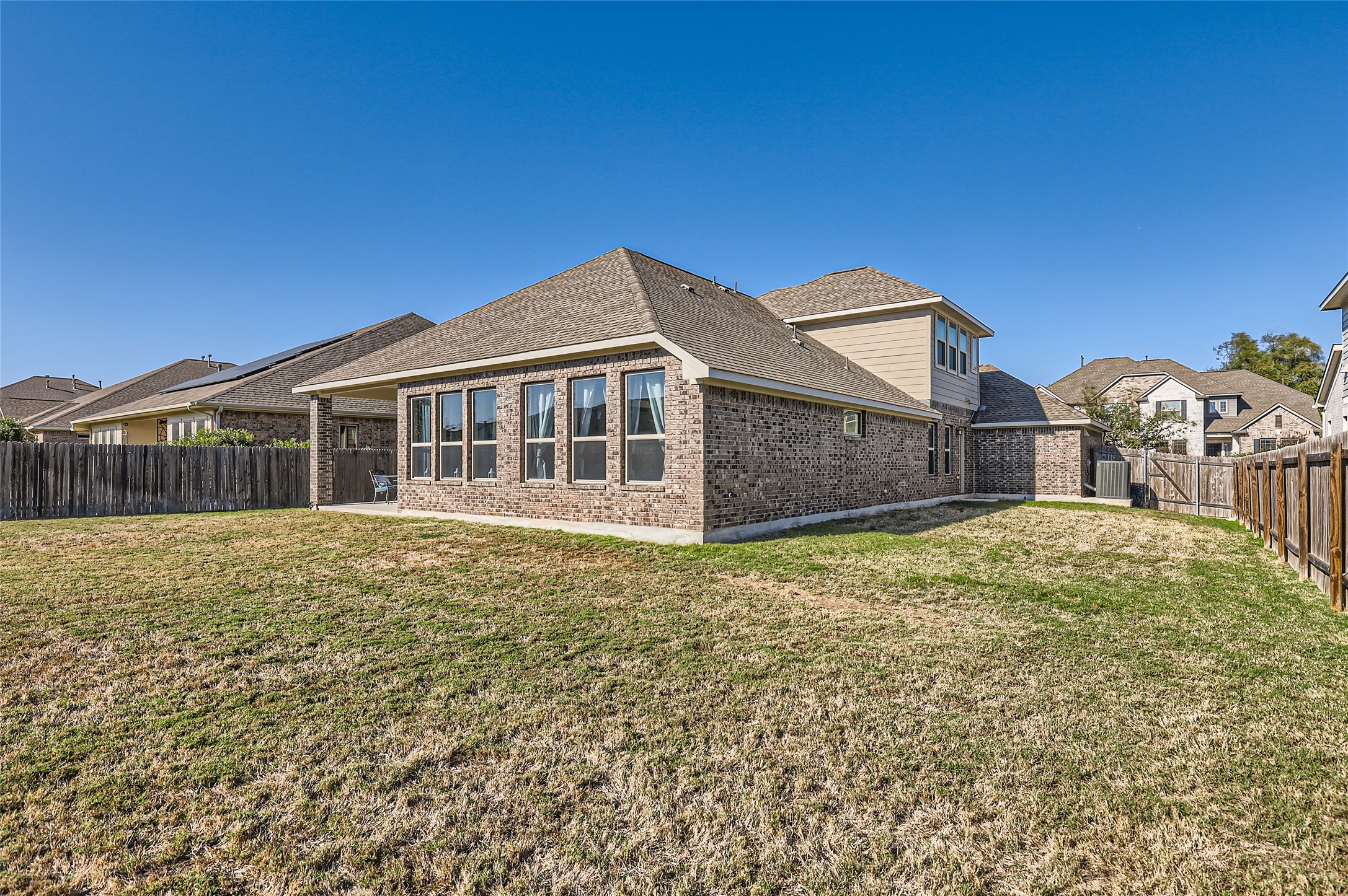 3317 Nighthawk Dive Lane Pflugerville, TX 78660 - Photo 29 of 34 Large backyard that you can design your own way. Add a pool, playscape or garden.