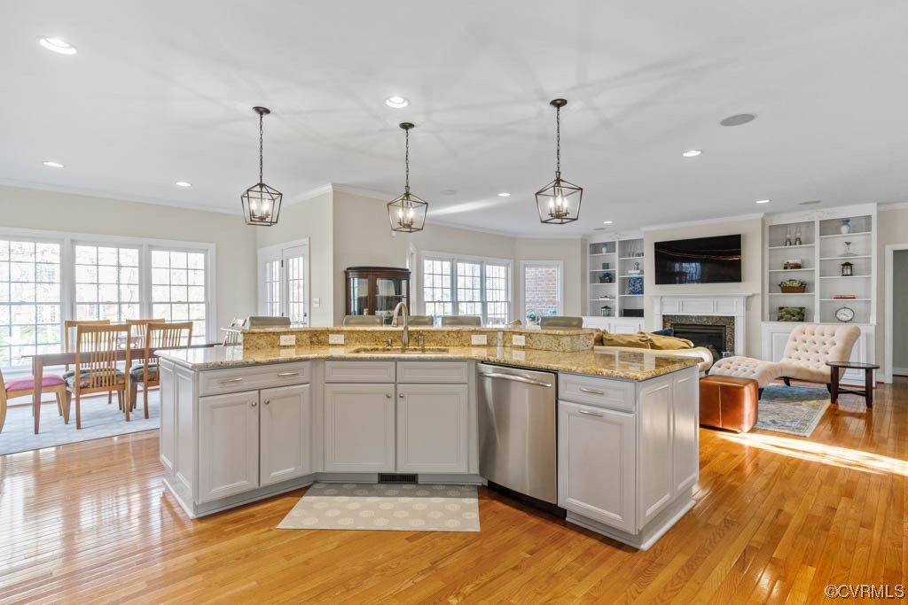 4318 Elmstone Road Midlothian, VA 23113 - Photo 15 of 47 a large kitchen with lots of counter space sink and appliances