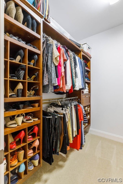 4318 Elmstone Road Midlothian, VA 23113 - Photo 22 of 47 a view of walk in closet with clothes and shoes