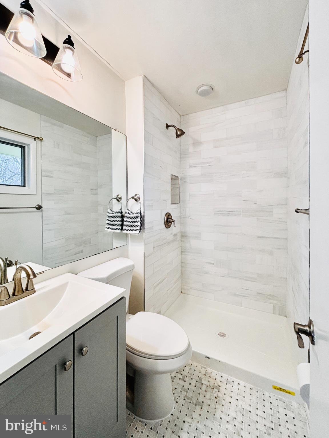4024 Old Hickory Road Fairfax, VA 22032 - Photo 4 of 6 a bathroom with a sink a toilet and shower