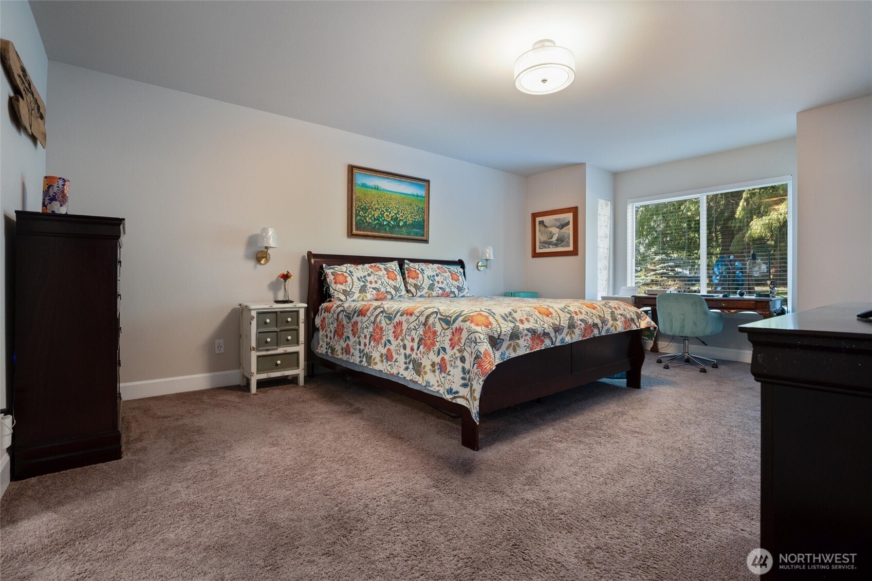 21356 Jefferson Beach Road Northeast Kingston, WA 98346 - Photo 18 of 40 a bedroom with a bed and a window