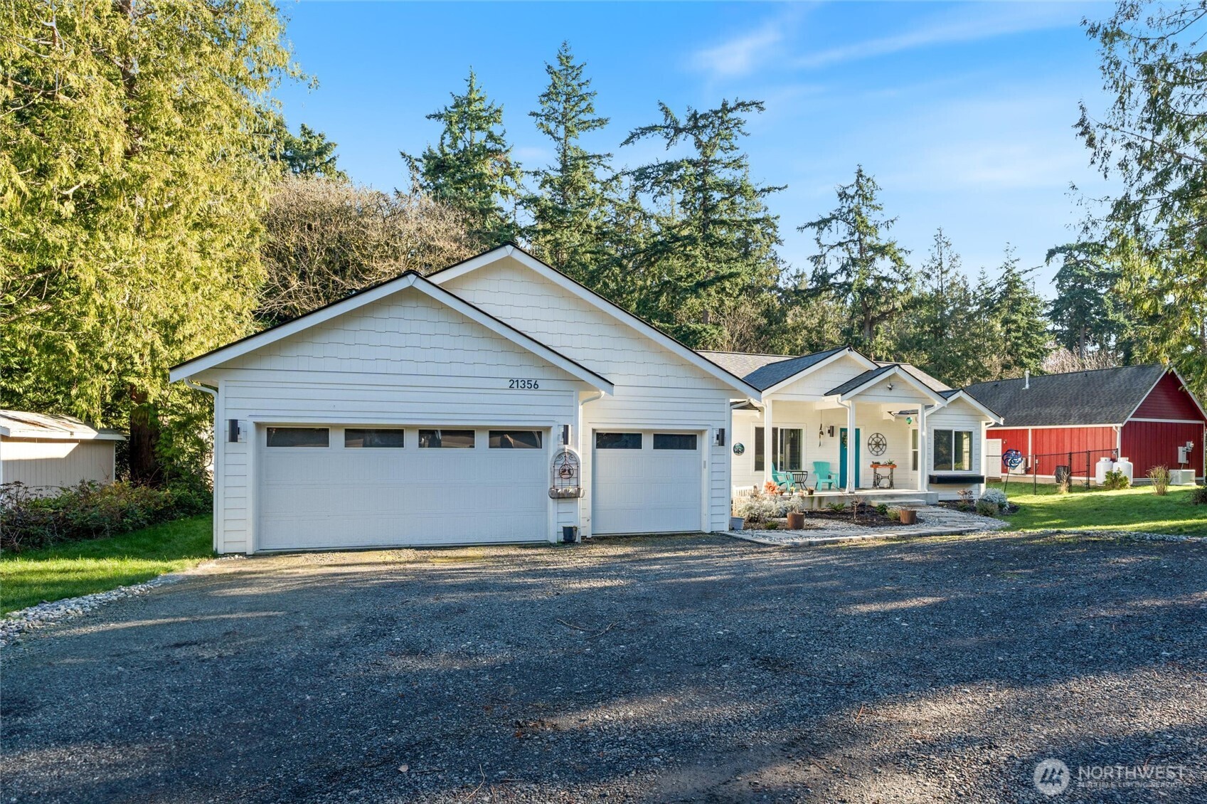 21356 Jefferson Beach Road Northeast Kingston, WA 98346 - Photo 5 of 40 front view of house with a yard