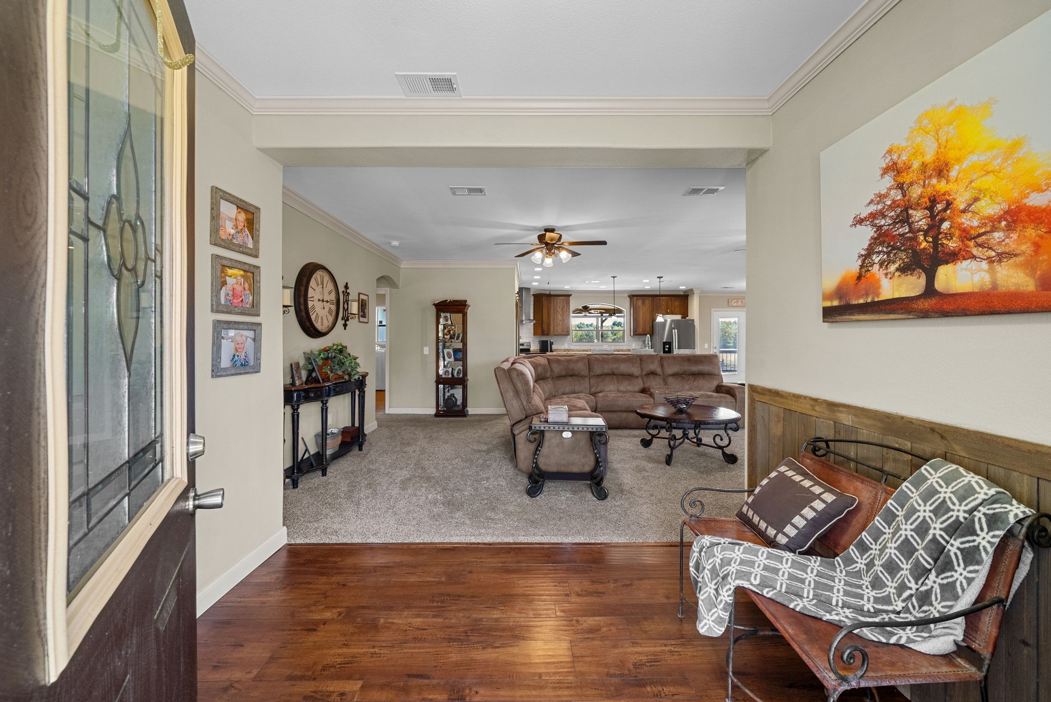 5340 Rabbit Creek Road Buchanan, TN 38222 - Photo 8 of 51 a living room with furniture and wooden floor