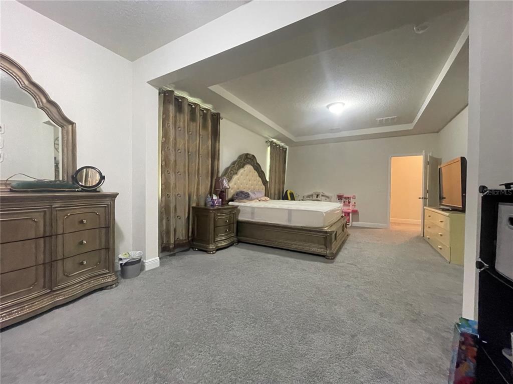 16611 Toccoa Row Winter Garden, FL 34787 - Photo 24 of 31 a spacious bedroom with a bed and a cabinets