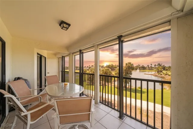 a view of a room with a furniture