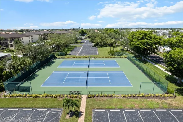 a view of an outdoor space pool yard and lake view