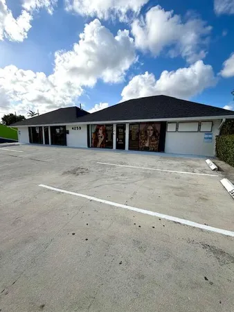 a front view of house with yard
