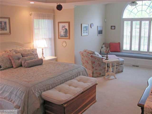 602 Stafford Pointe Court Oak Ridge, NC 27310 - Photo 5 of 16 Master Bedroom. Luxurious Master Bedroom with Sitting area