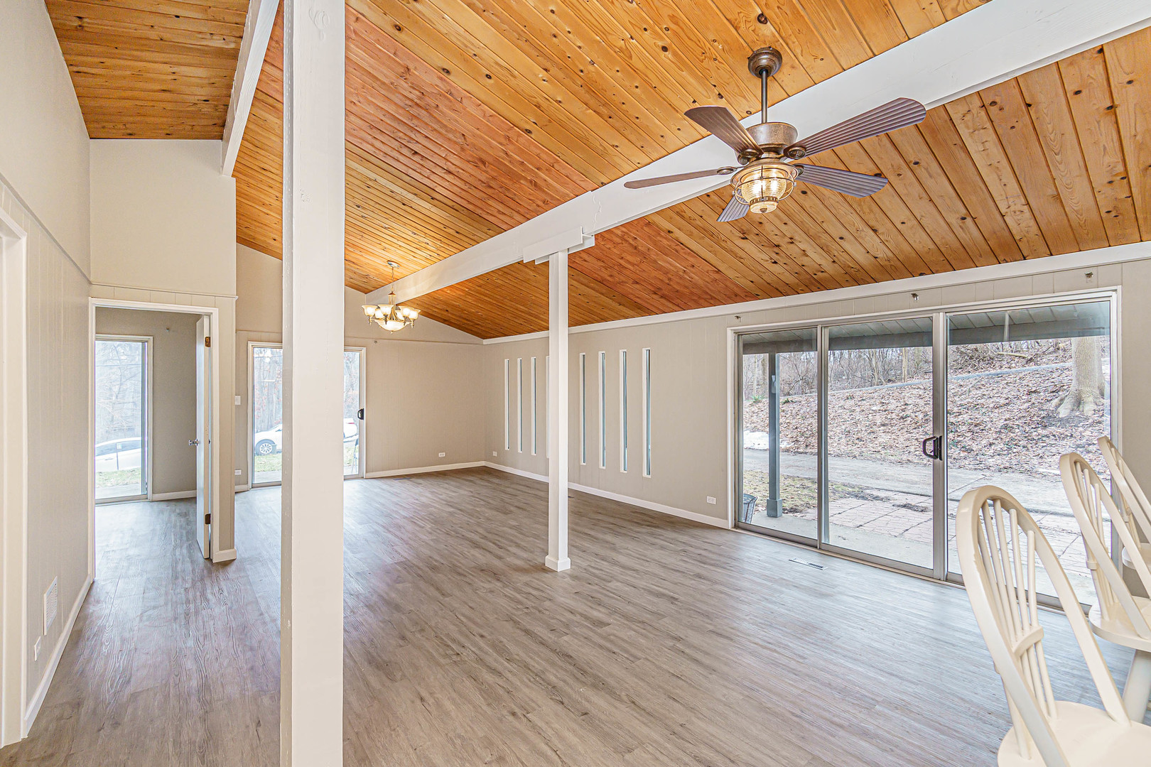 N1801 Birch Drive Linn, WI 53147 - Photo 18 of 33 a view of a hardwood & staircase in a room