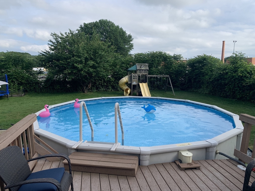 172 Maple Street East Longmeadow, MA 01028 - Photo 30 of 35 a view of a roof deck with couches and wooden floor