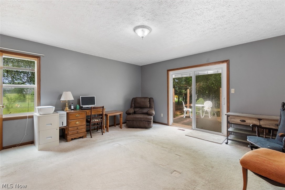 Acme Road Rittman, OH 44270 - Photo 27 of 45 Carpeted bedroom/office space featuring a textured ceiling