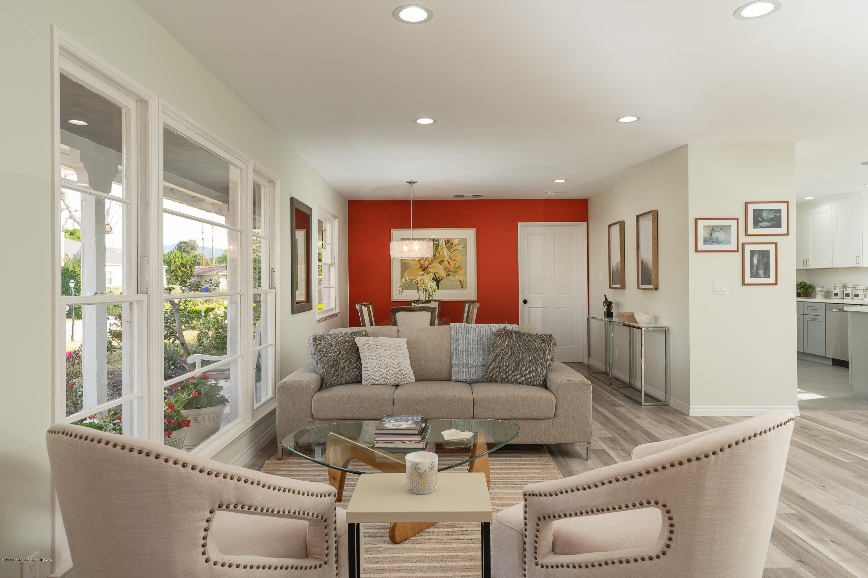 3248 George Circle Pasadena, CA 91107 - Photo 7 of 34 a living room with furniture and large windows
