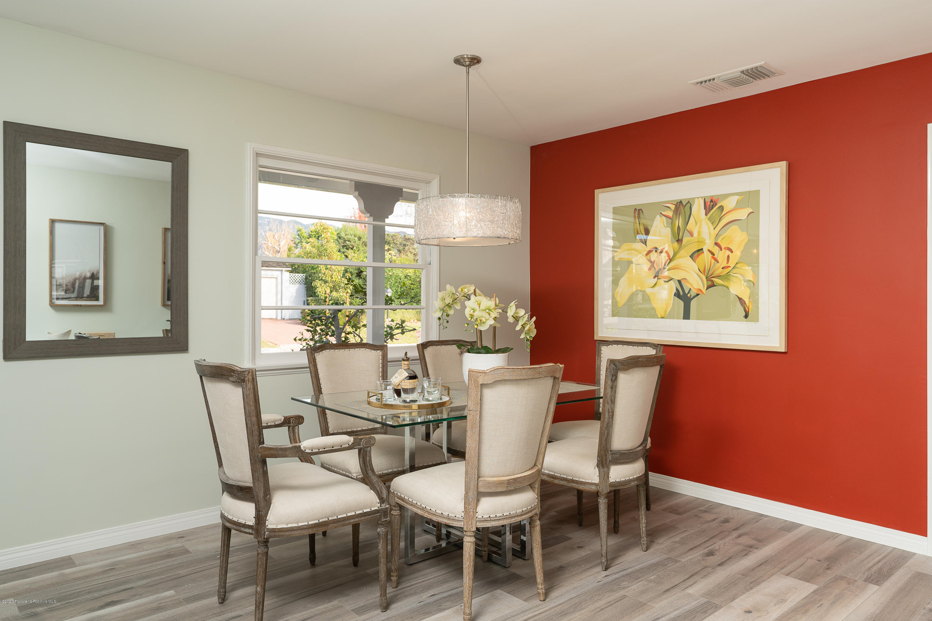 3248 George Circle Pasadena, CA 91107 - Photo 8 of 34 a view of a dining room with furniture window and wooden floor