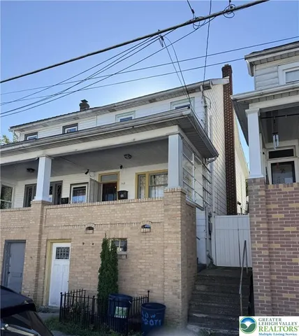 a view of a house with a door