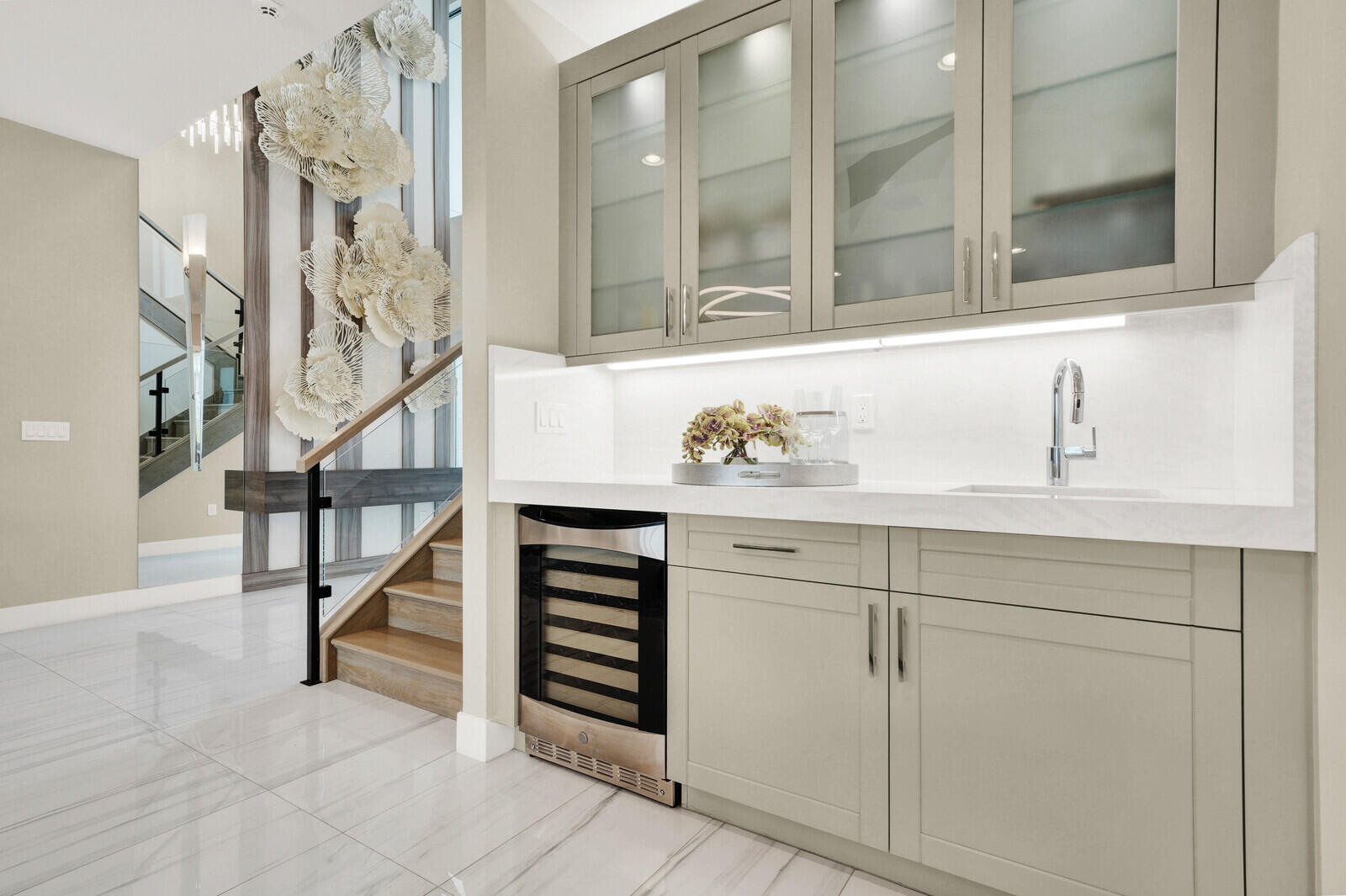 17318 Pagoda Palms Drive Boca Raton, FL 33496 - Photo 9 of 92 WET BAR W/ WINE REFRIGERATOR