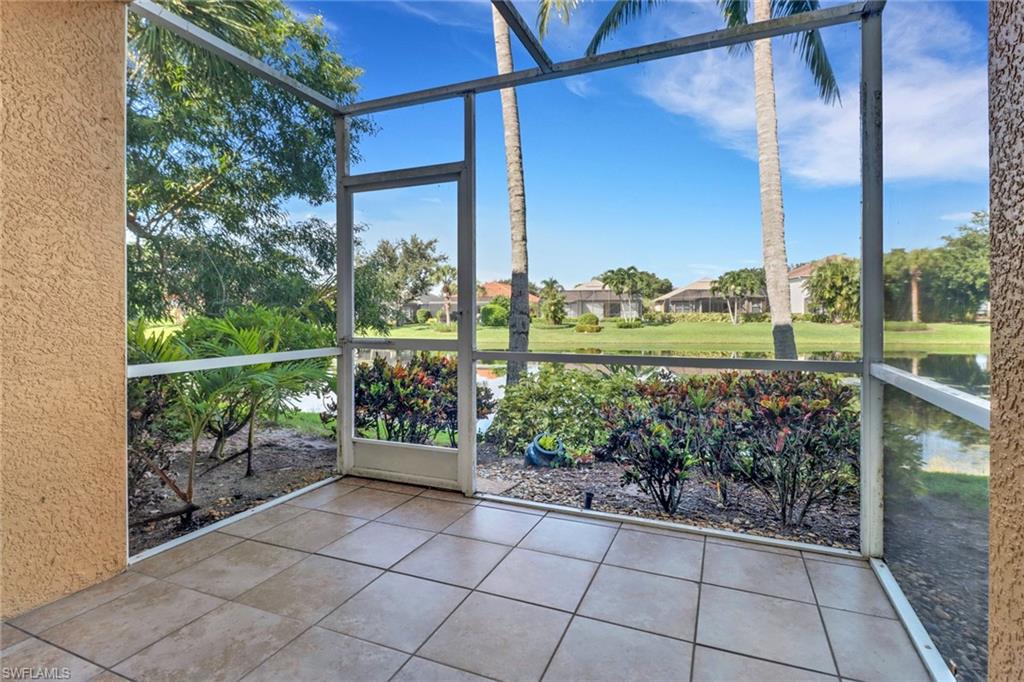 20000 Heatherstone Way, Unit 3 Estero, FL 33928 - Photo 31 of 44 a view of a garden with a chair