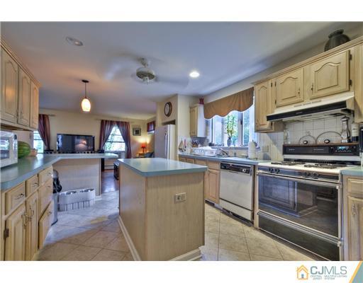 100 Winthrop Road Edison, NJ 08817 - Photo 9 of 18 a kitchen with stainless steel appliances granite countertop a sink dishwasher stove and oven with cabinets