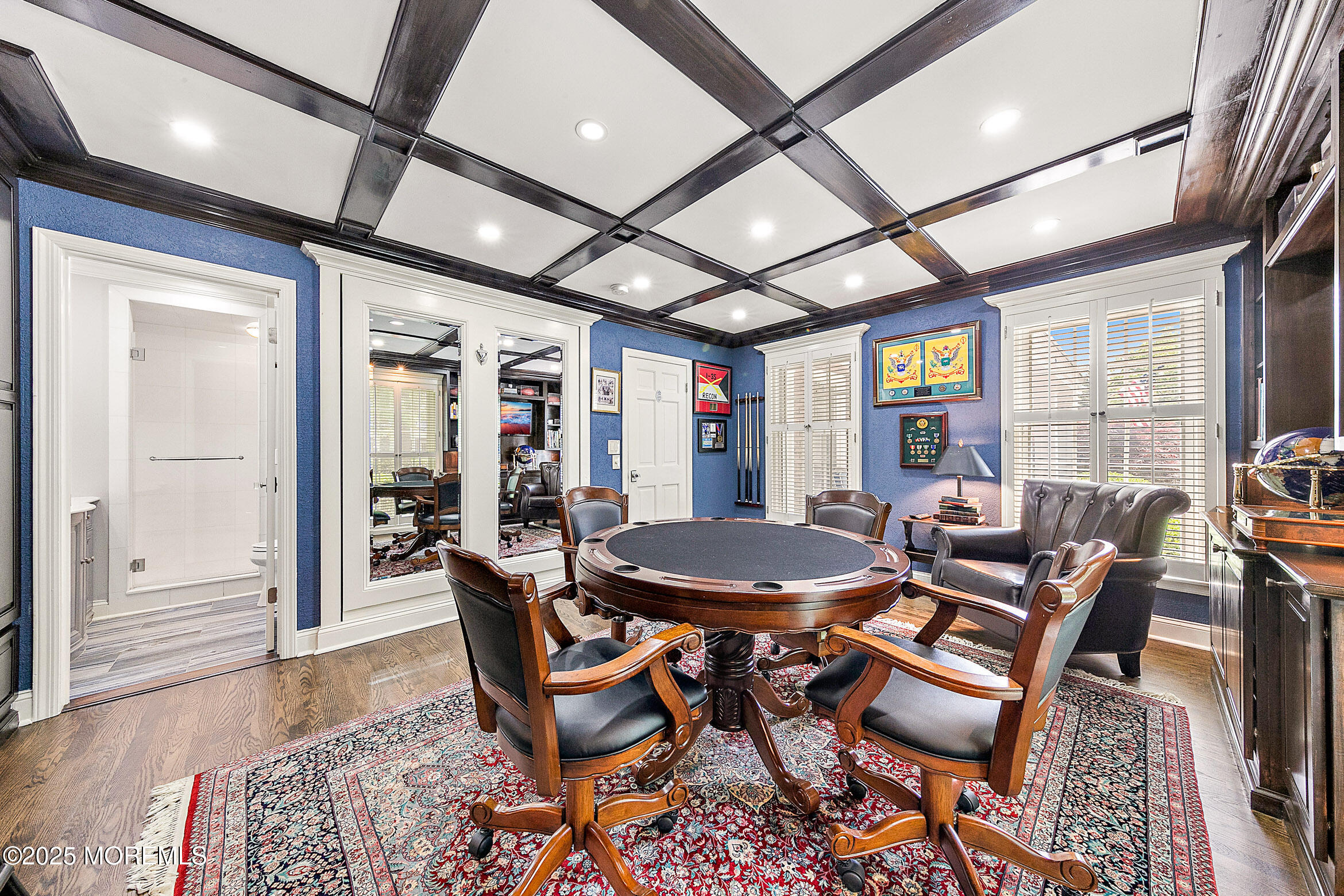 45 Wardell Avenue Rumson, NJ 07760 - Photo 15 of 57 a dining room with furniture a rug and wooden floor