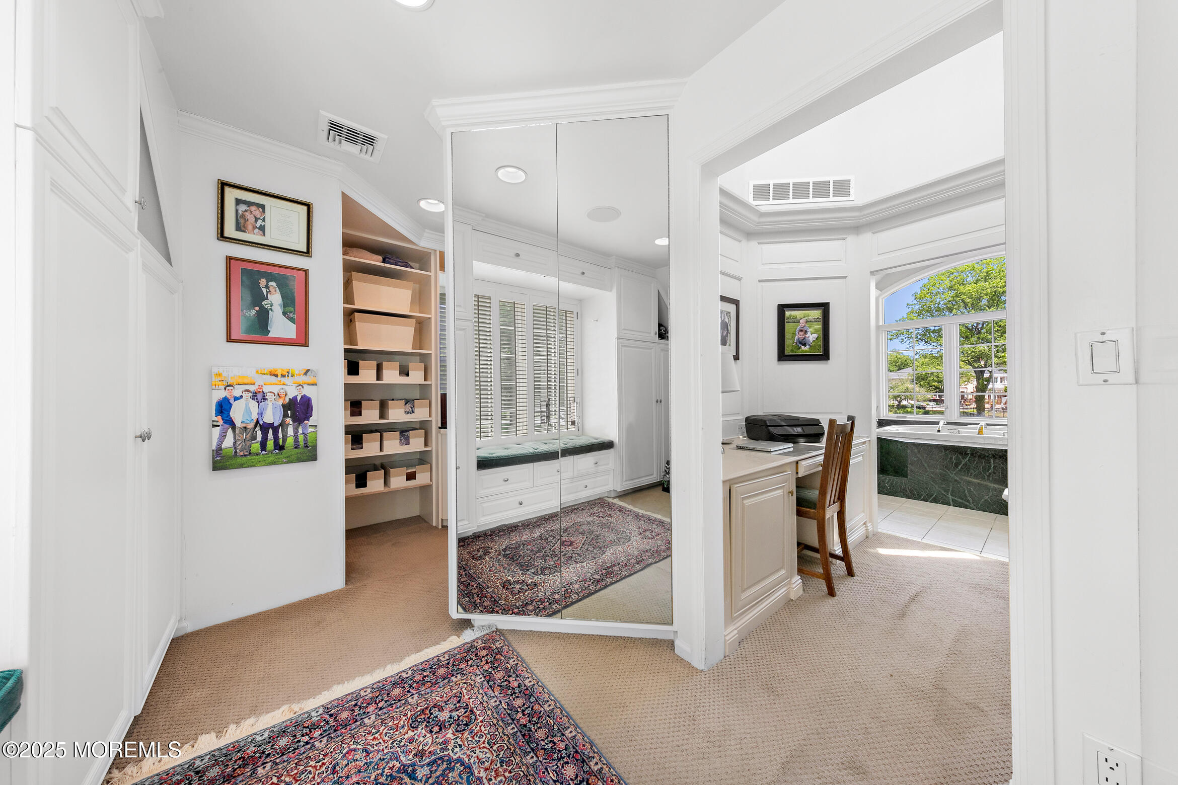 45 Wardell Avenue Rumson, NJ 07760 - Photo 22 of 57 a view of a livingroom with workspace and a window