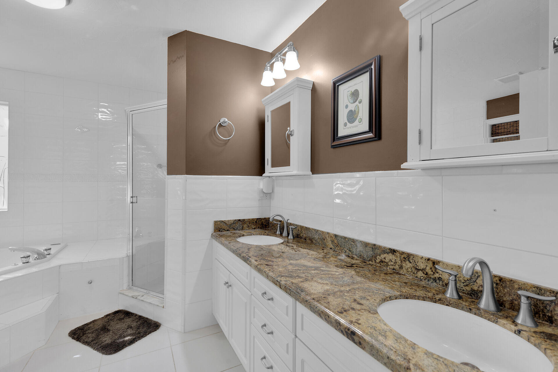 210 14th Street Key Colony Beach, FL 33051 - Photo 39 of 78 Primary Bathroom w/ Double Sinks